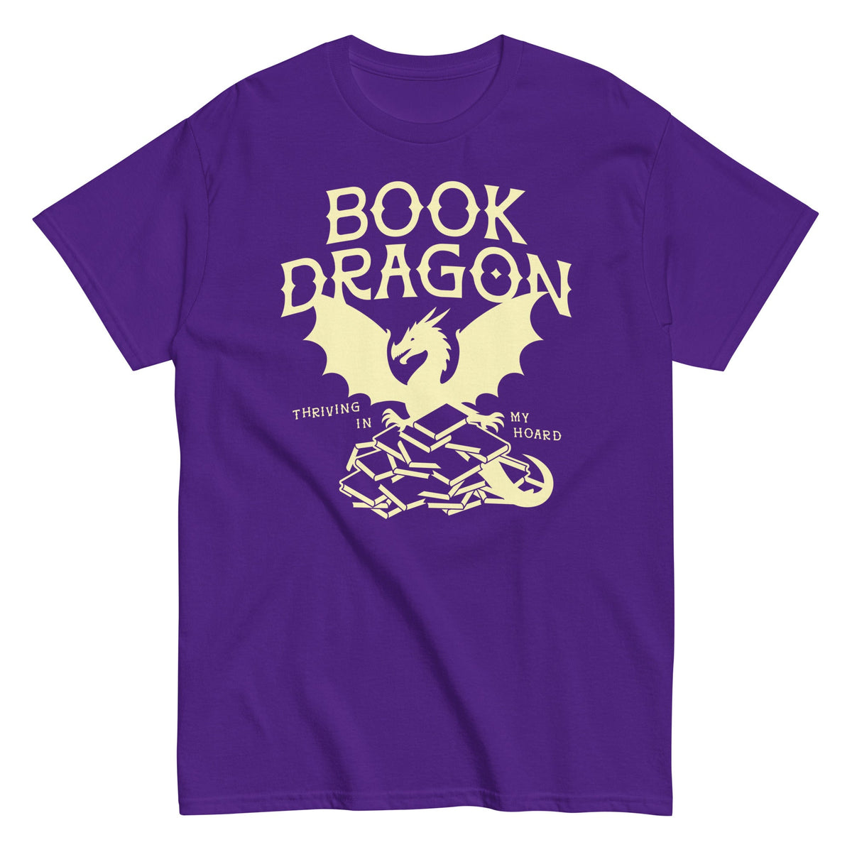 Book Dragon Thriving In My Hoard Men's Classic Tee