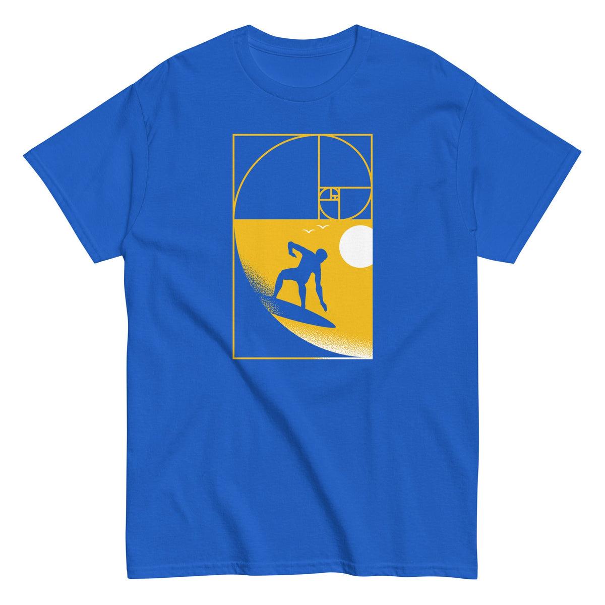 Golden Spiral Wave Men's Classic Tee
