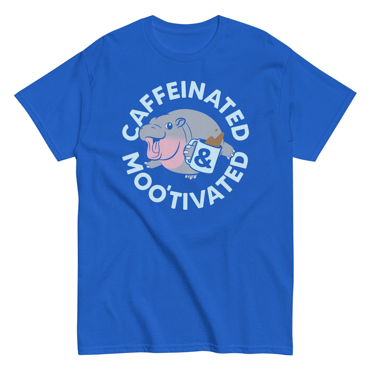 Caffeinated & Moo'tivated Men's Classic Tee
