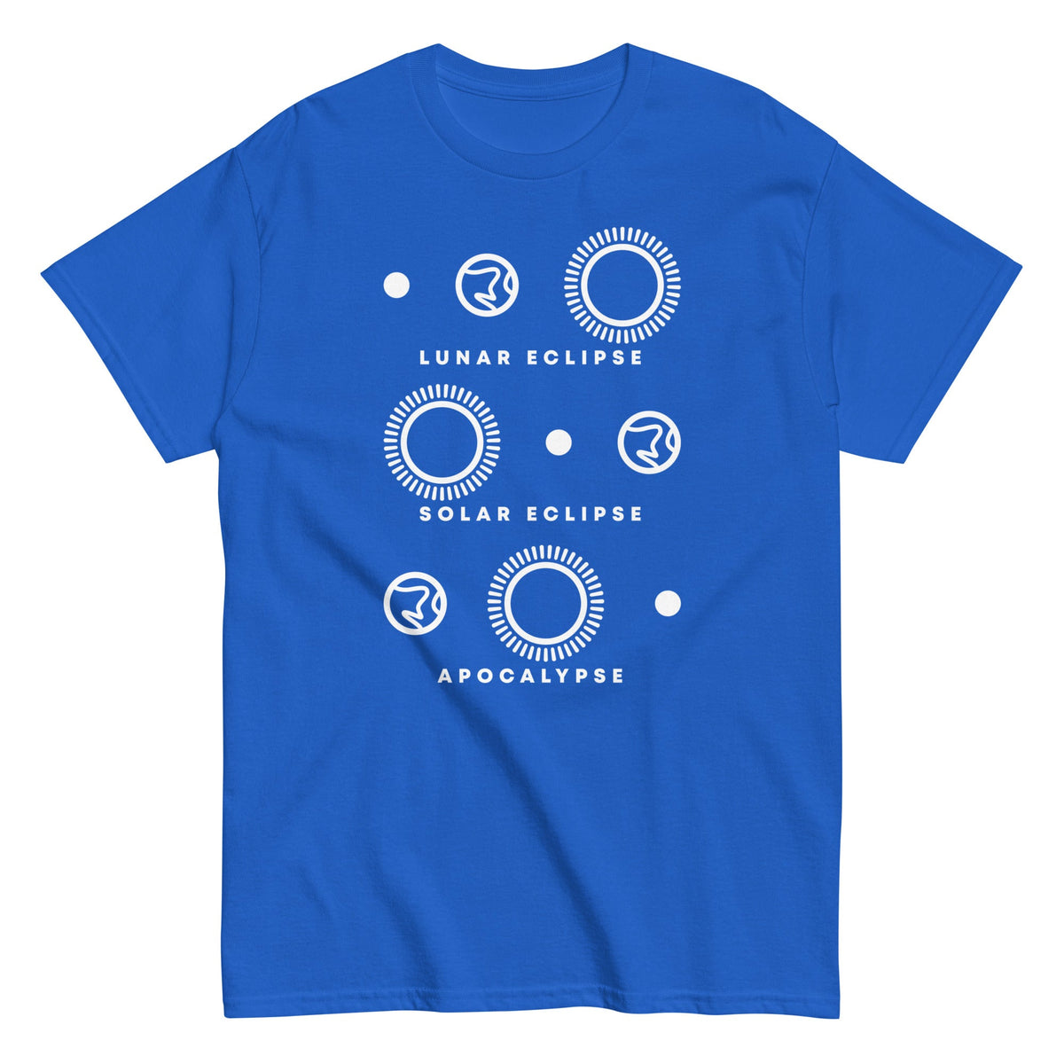 Lunar Eclipse Solar Eclipse Apocalypse Men's Classic Tee