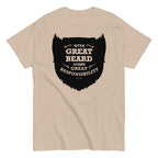 With Great Beard Comes Great Responsibility Men's Classic Tee