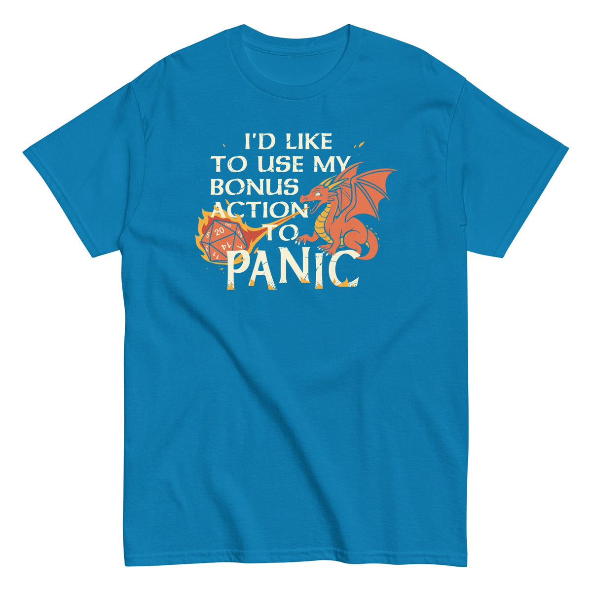 I'd Like To Use My Bonus Action To Panic Men's Classic Tee
