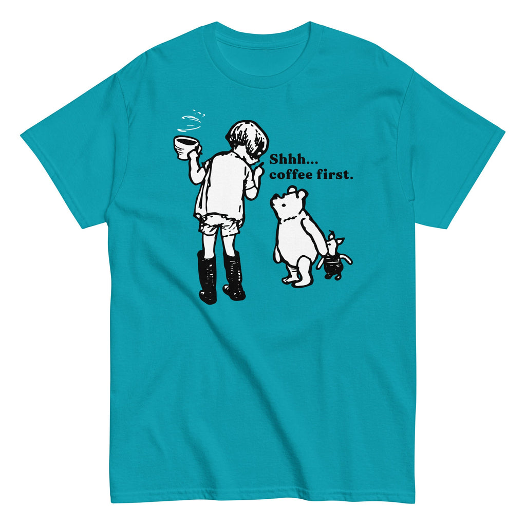 Shhh Coffee First Men's Classic Tee