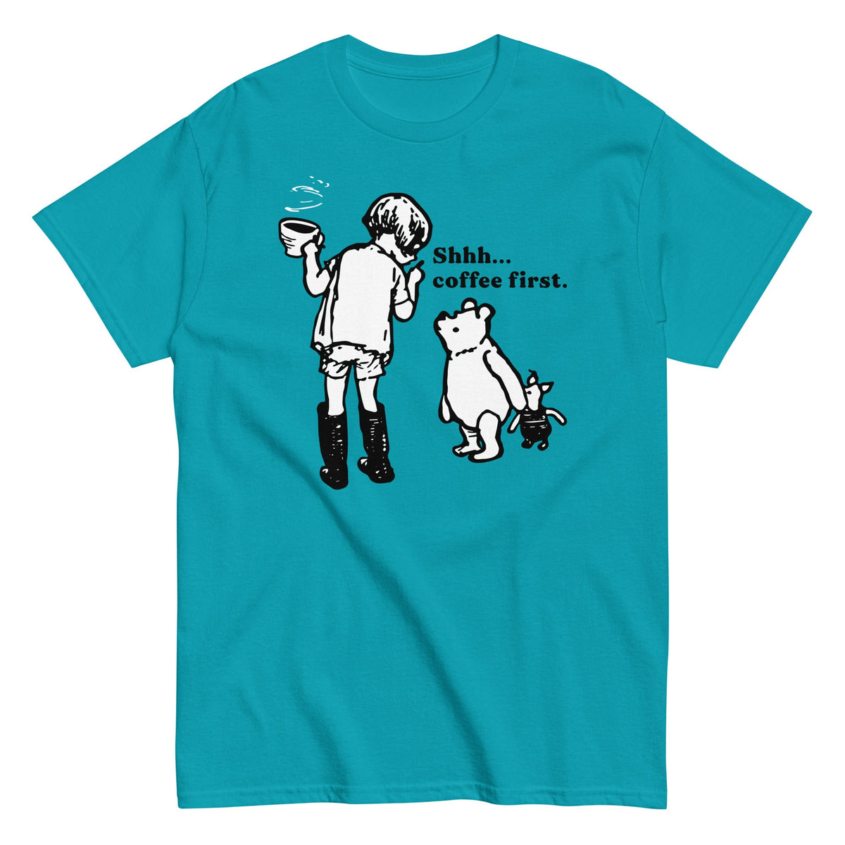 Shhh Coffee First Men's Classic Tee