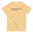 Most Intelligent Person in the World Citation Needed Men's Classic Tee