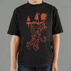 The Upside Down Boy and Monster Graphic