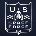 US Space Force Retro 8-Bit  Alien Invaders Graphic