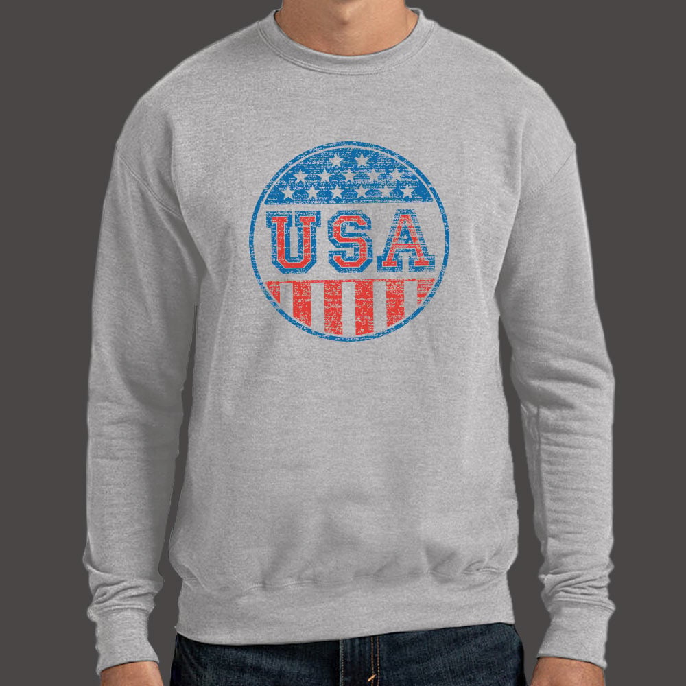 USA Round Patriotic Campaign Badge Graphic