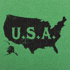 USA Map Distressed Vintage America Design