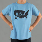 USA Map Distressed Vintage America Design