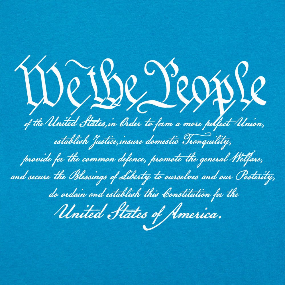 We the People US Constitution Preamble Graphic
