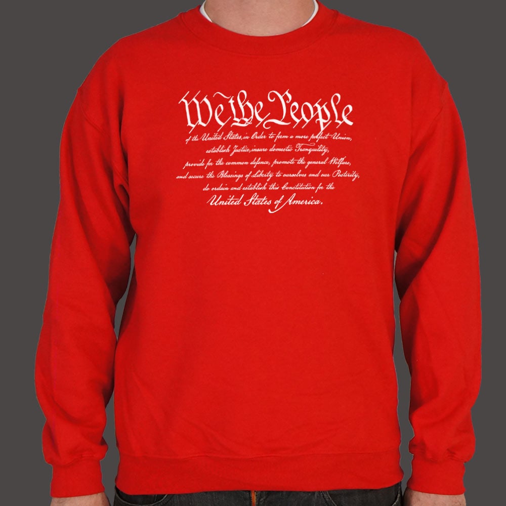 We the People US Constitution Preamble Graphic