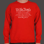 We the People US Constitution Preamble Graphic