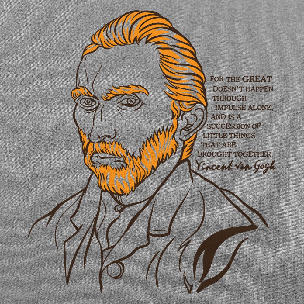Van Gogh Quote Portrait Illustration