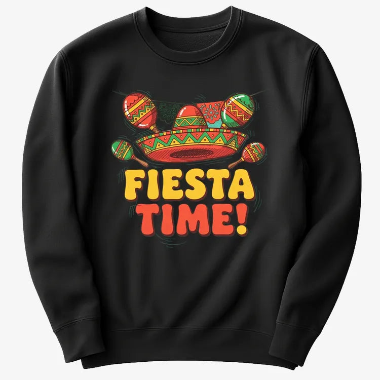 Vibrant Fiesta Time T-Shirt