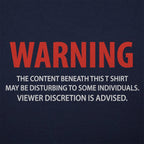 Viewer Discretion Advised Warning Label