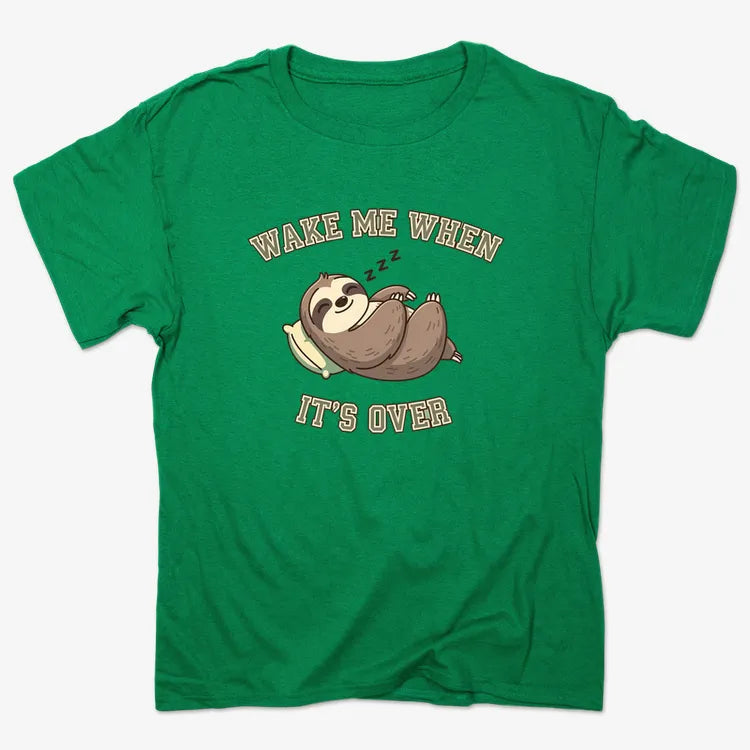 Wake Me When It's Over Sloth Vibe