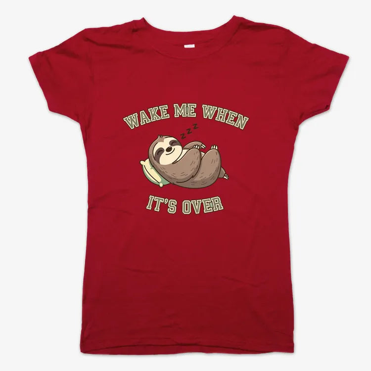 Wake Me When It's Over Sloth Vibe