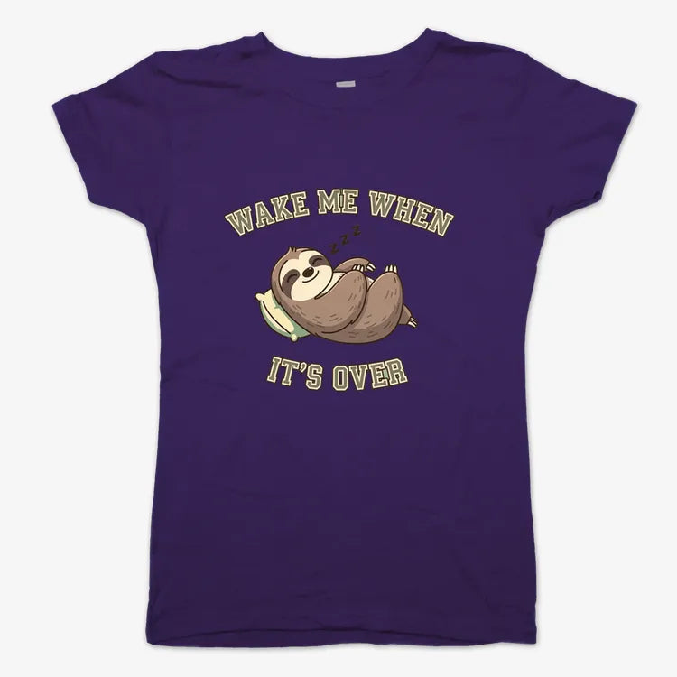 Wake Me When It's Over Sloth Vibe