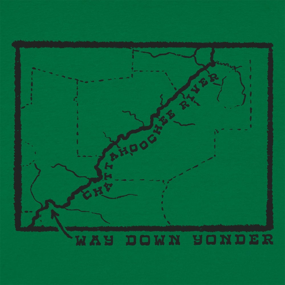 Way Down Yonder Chattahoochee River Map