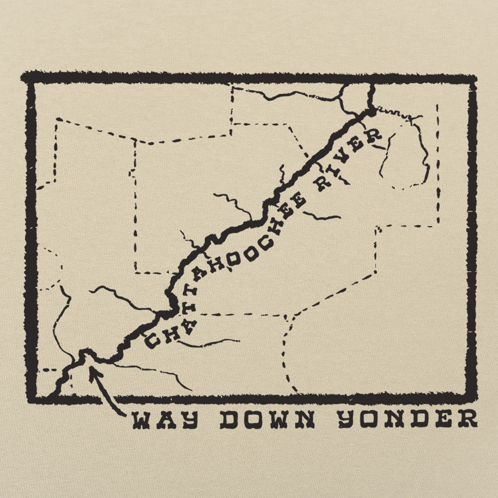 Way Down Yonder Chattahoochee River Map