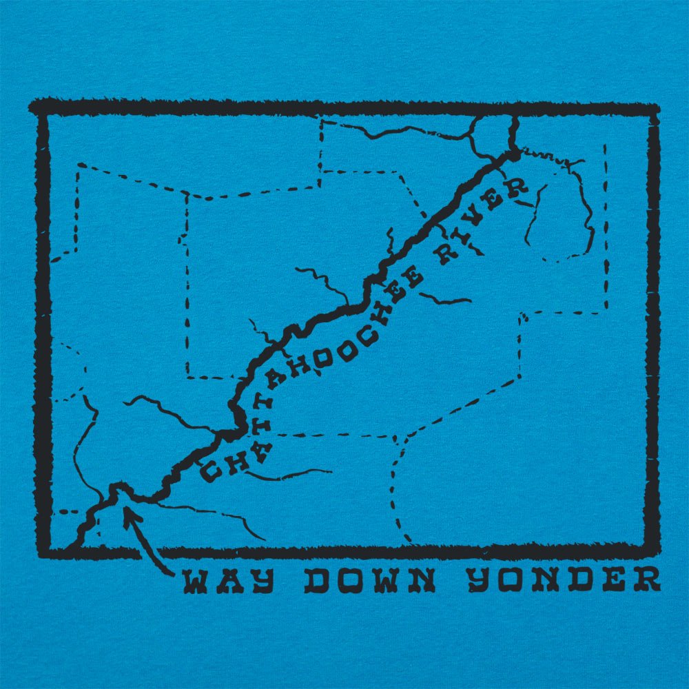 Way Down Yonder Chattahoochee River Map
