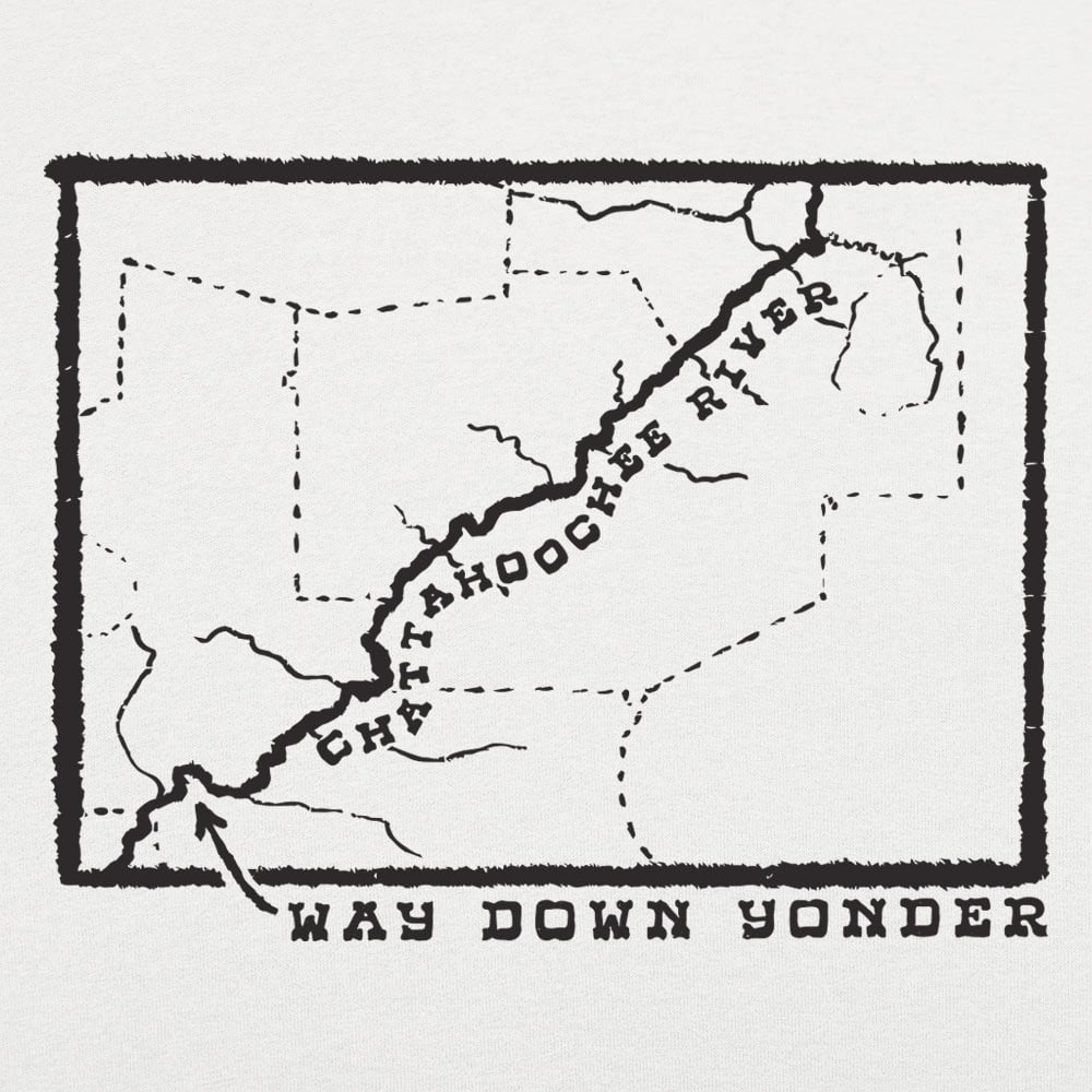 Way Down Yonder Chattahoochee River Map