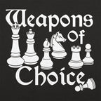 Weapons Of Choice Chess Pieces