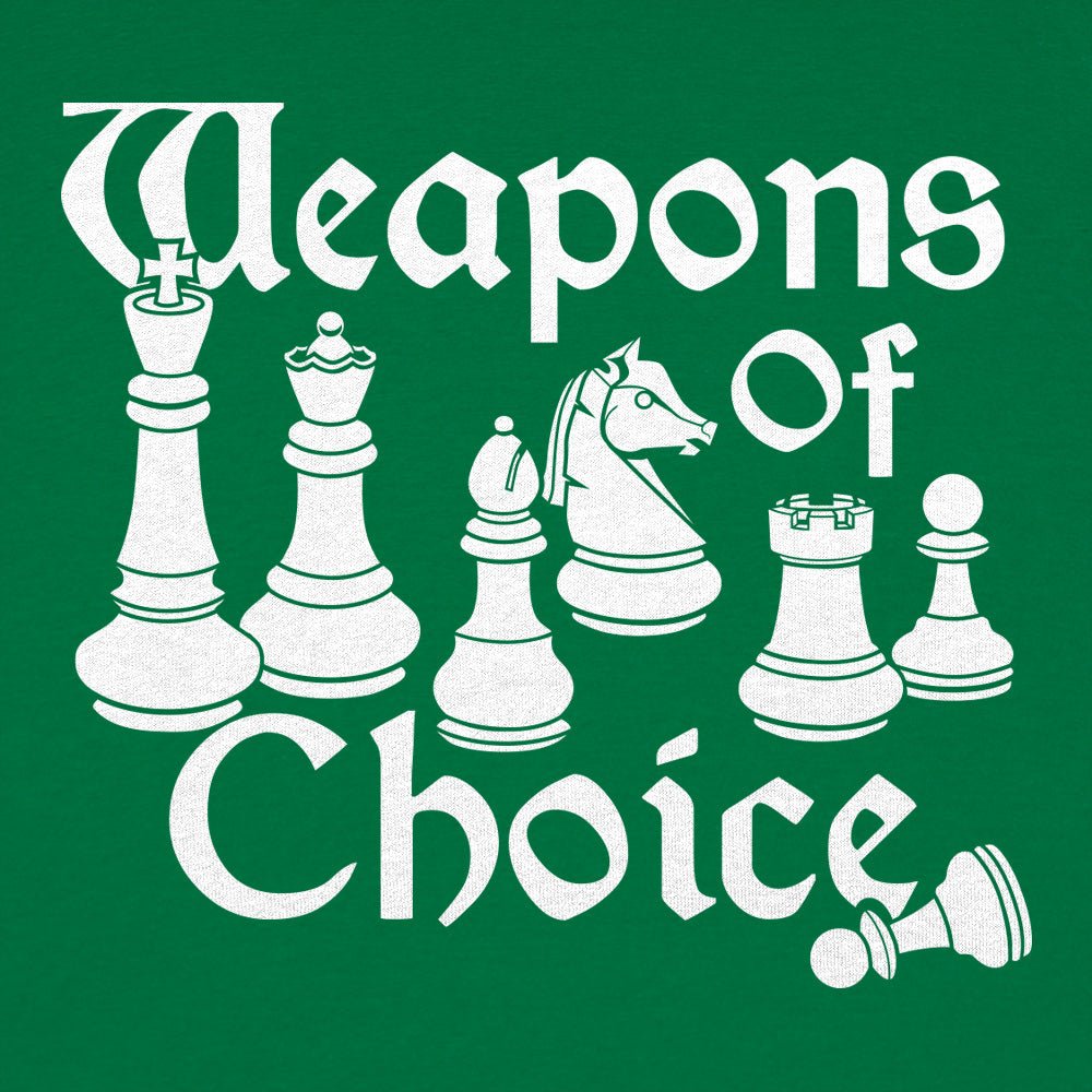 Weapons Of Choice Chess Pieces