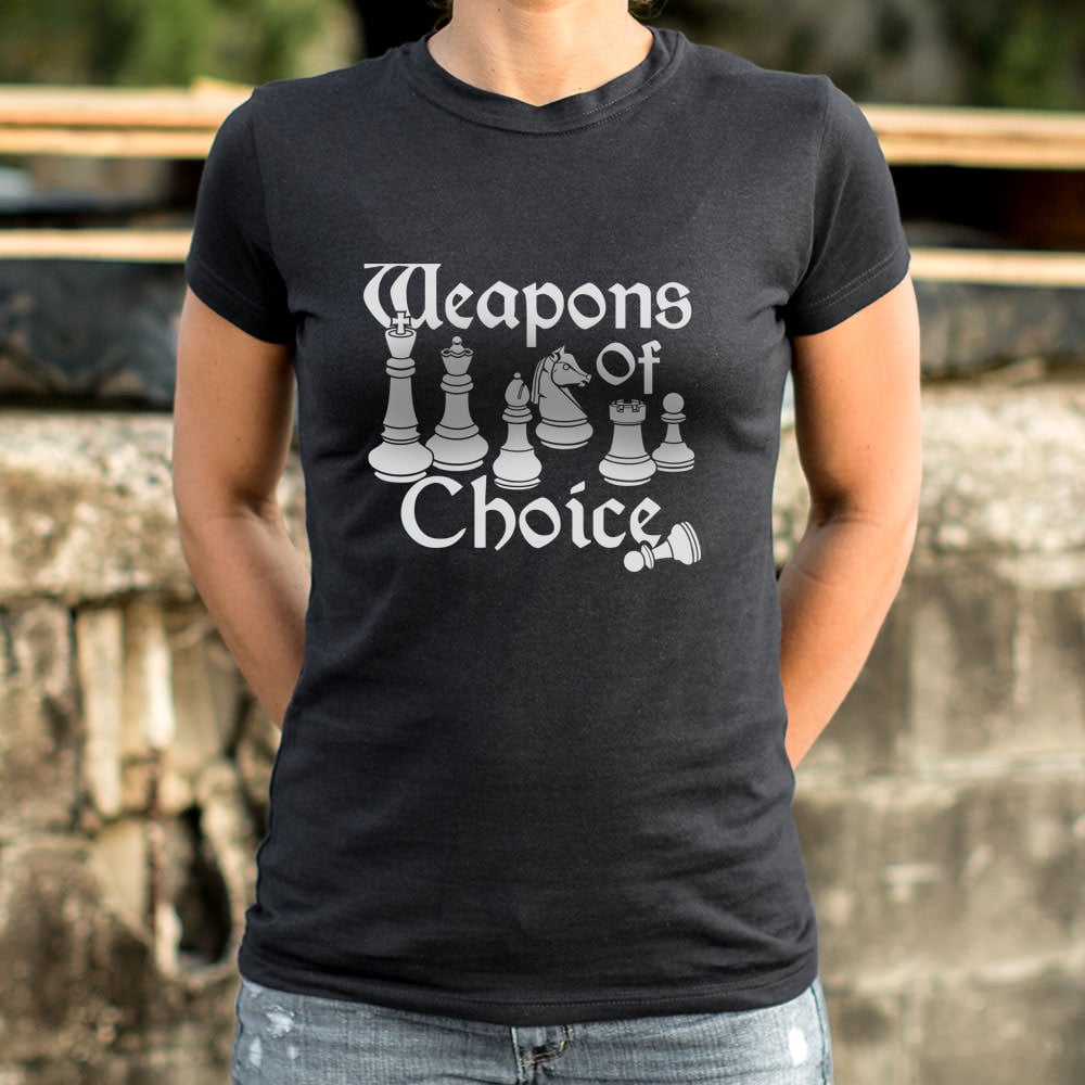 Weapons Of Choice Chess Pieces
