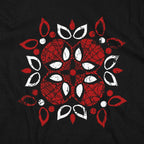 Web Flower Superhero Mask Mandala