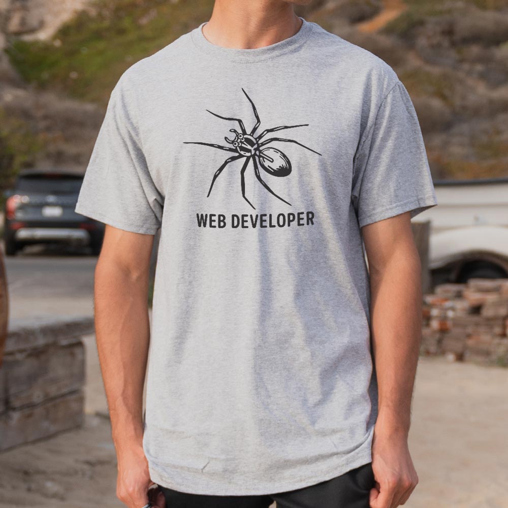 Web Developer Spider Pun