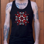 Web Flower Superhero Mask Mandala