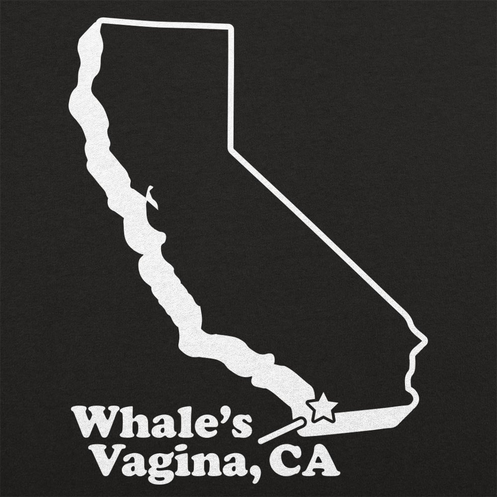 Whale's Vagina. CA San Diego Funny Map