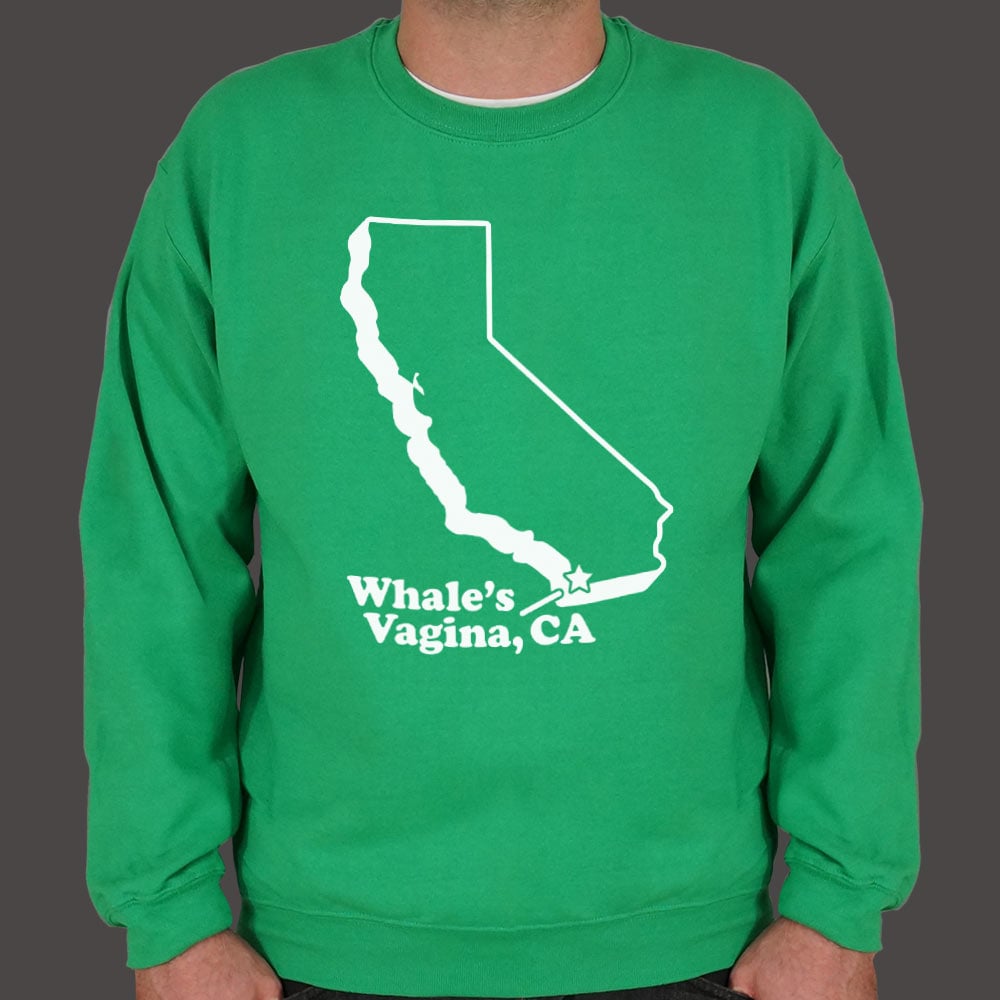 Whale's Vagina. CA San Diego Funny Map