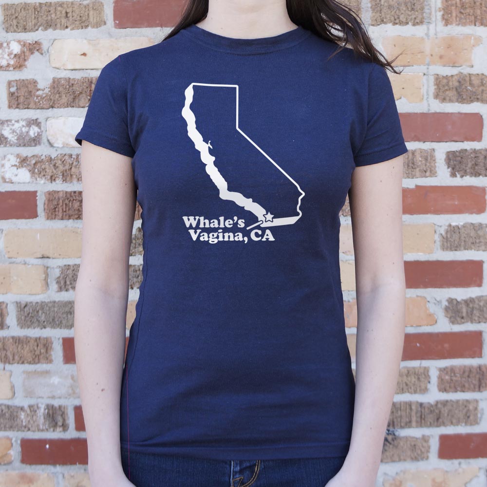 Whale's Vagina. CA San Diego Funny Map