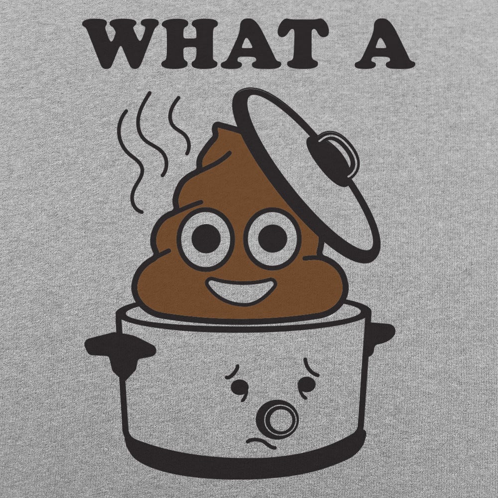 What A Crock Poop Emoji in a Crockpot Pun