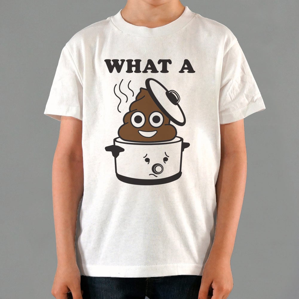 What A Crock Poop Emoji in a Crockpot Pun