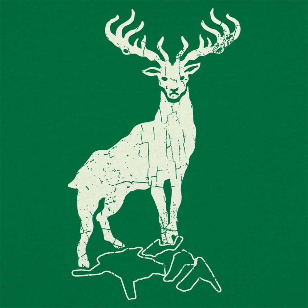 White Hart Majestic White Stag Illustration