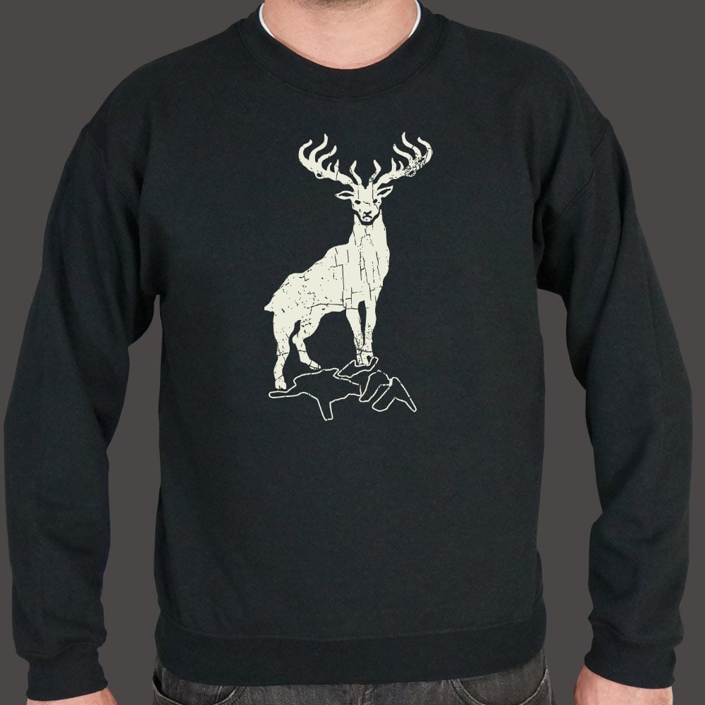 White Hart Majestic White Stag Illustration
