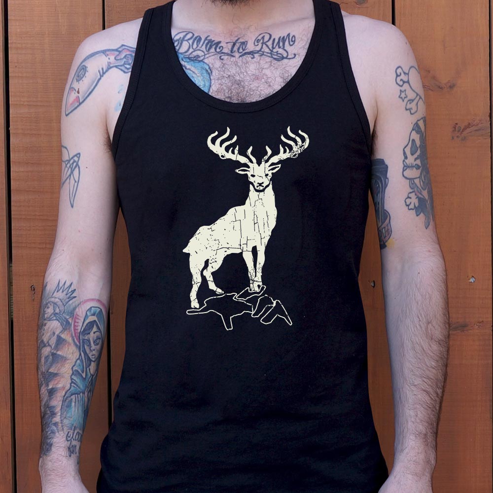 White Hart Majestic White Stag Illustration