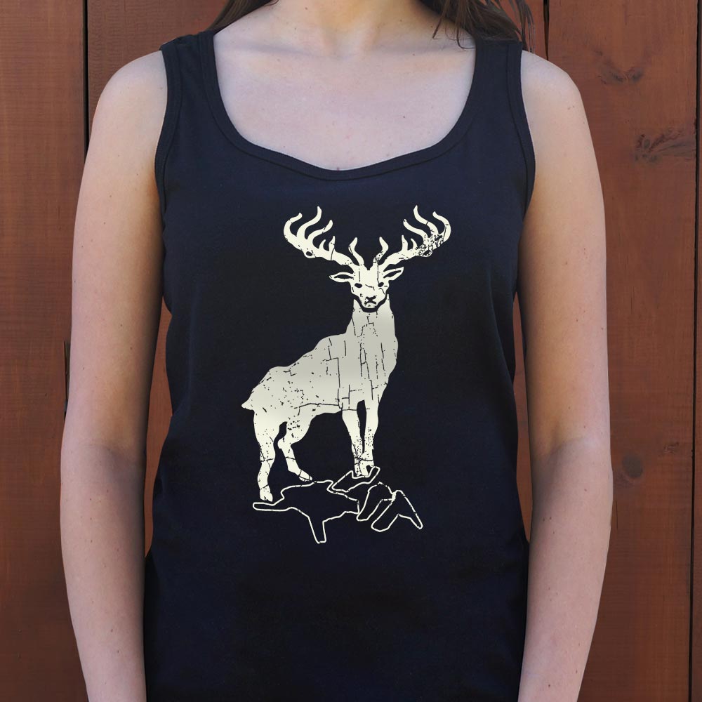 White Hart Majestic White Stag Illustration