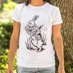 The White Rabbit Checking His Pocket Watch