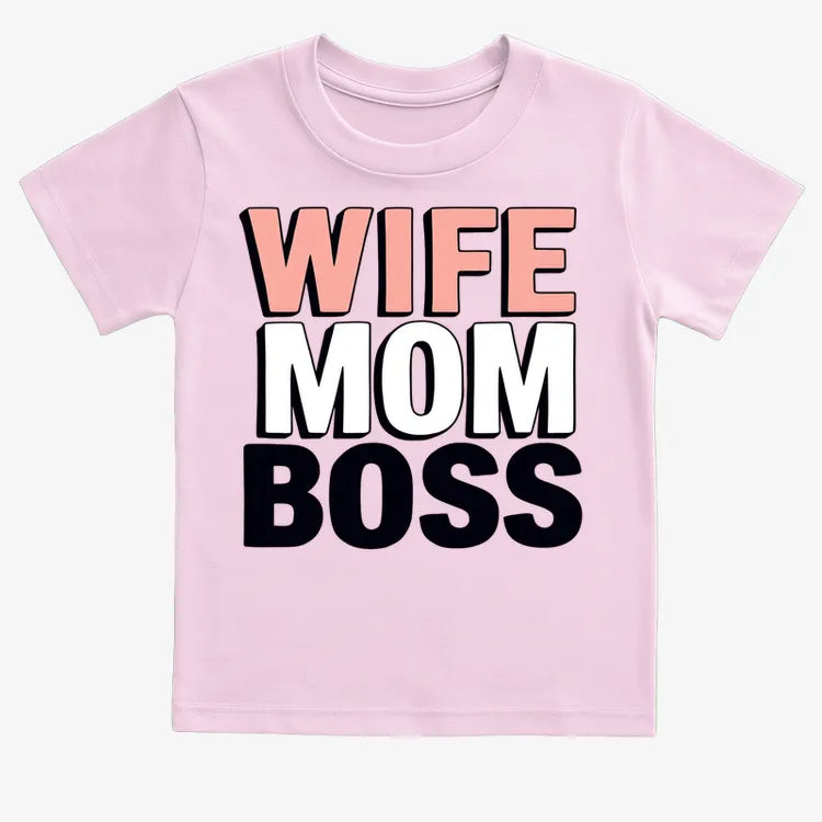Wife Mom Boss Empowerment Tee