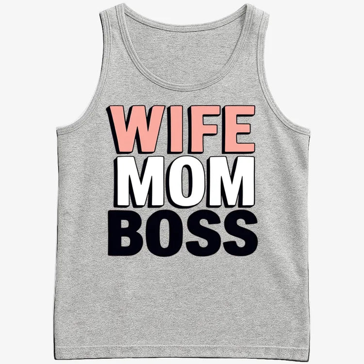 Wife Mom Boss Empowerment Tee