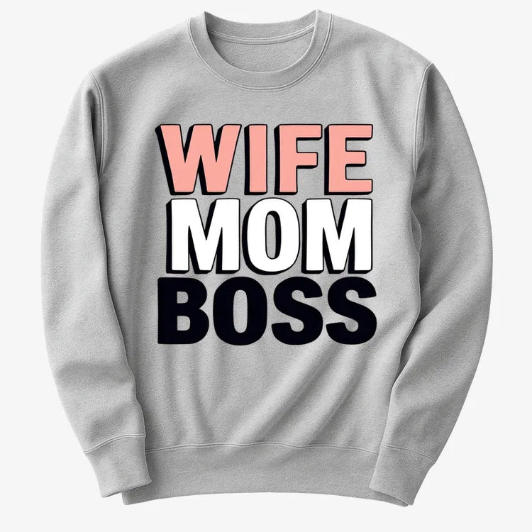 Wife Mom Boss Empowerment Tee
