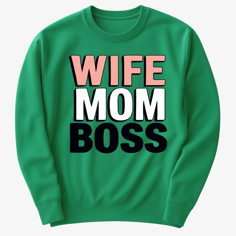 Wife Mom Boss Empowerment Tee