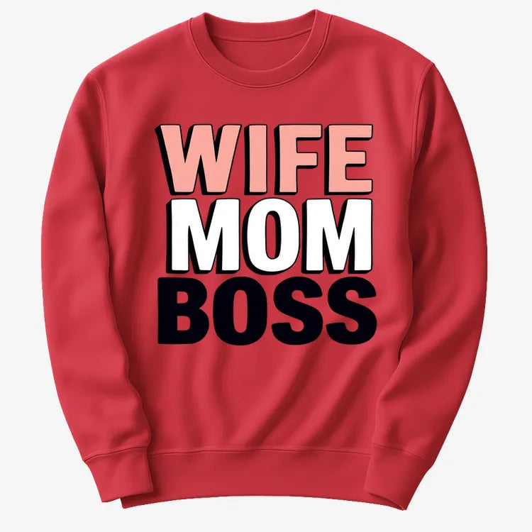 Wife Mom Boss Empowerment Tee