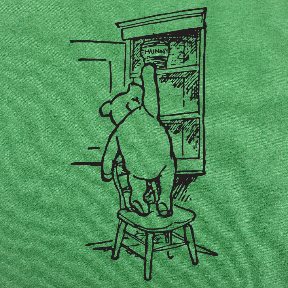 Winnie the Pooh Bear Reaching for a Hunny Jar
