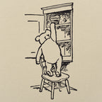 Winnie the Pooh Bear Reaching for a Hunny Jar